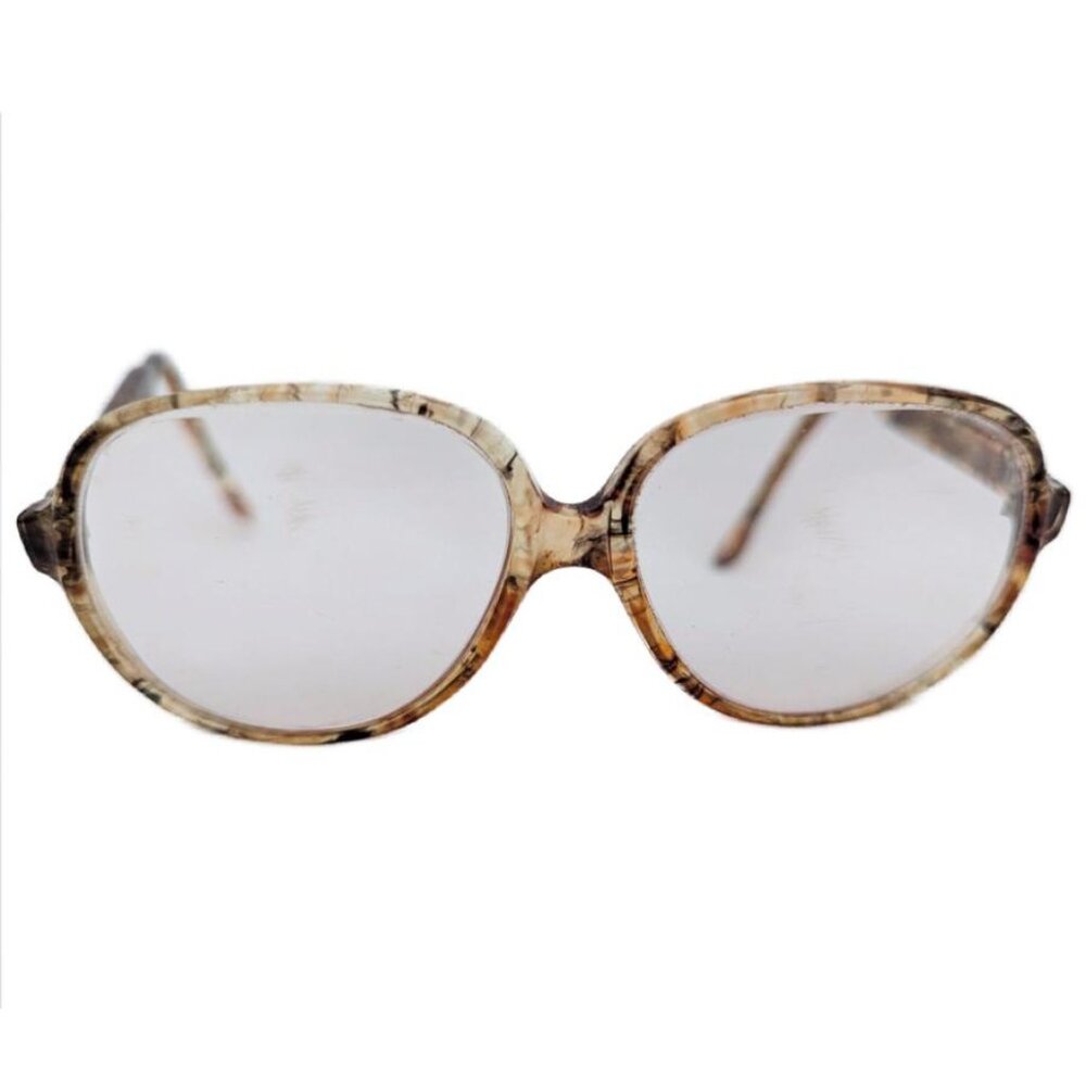 Vintage 1970s Diane Von Furstenberg Tahiti Clear (Prescription-Less) Eyeglasses